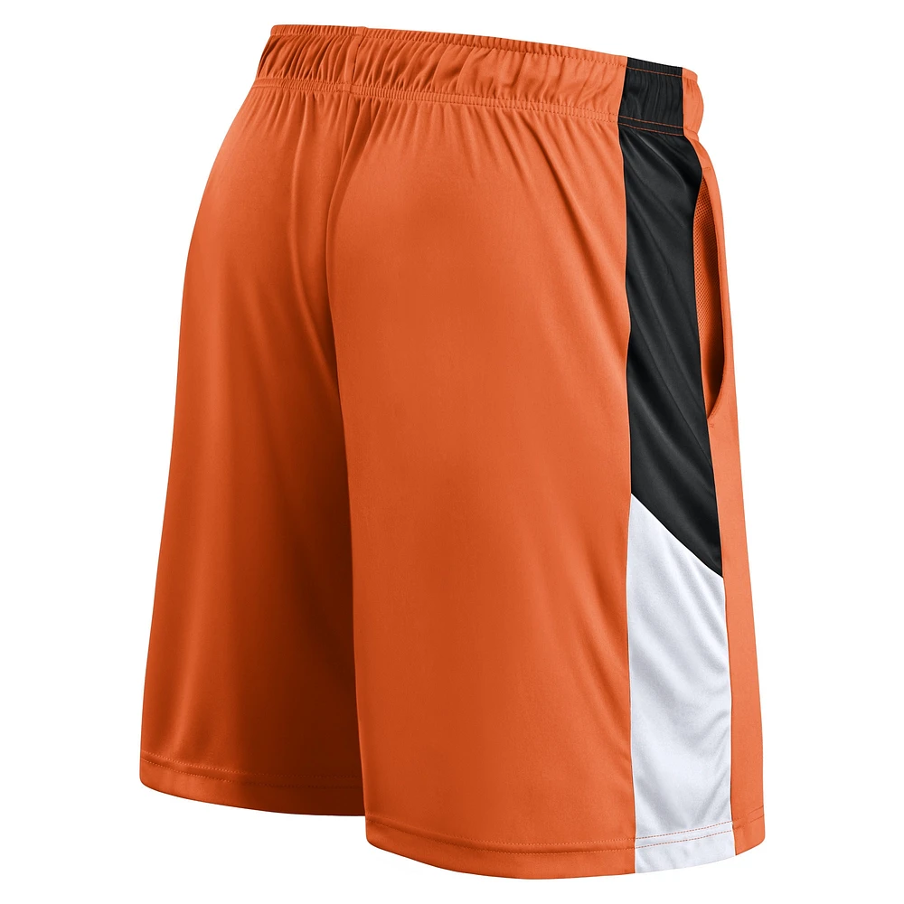 Short Fanatics Orange San Francisco Giants avec logo principal pour homme