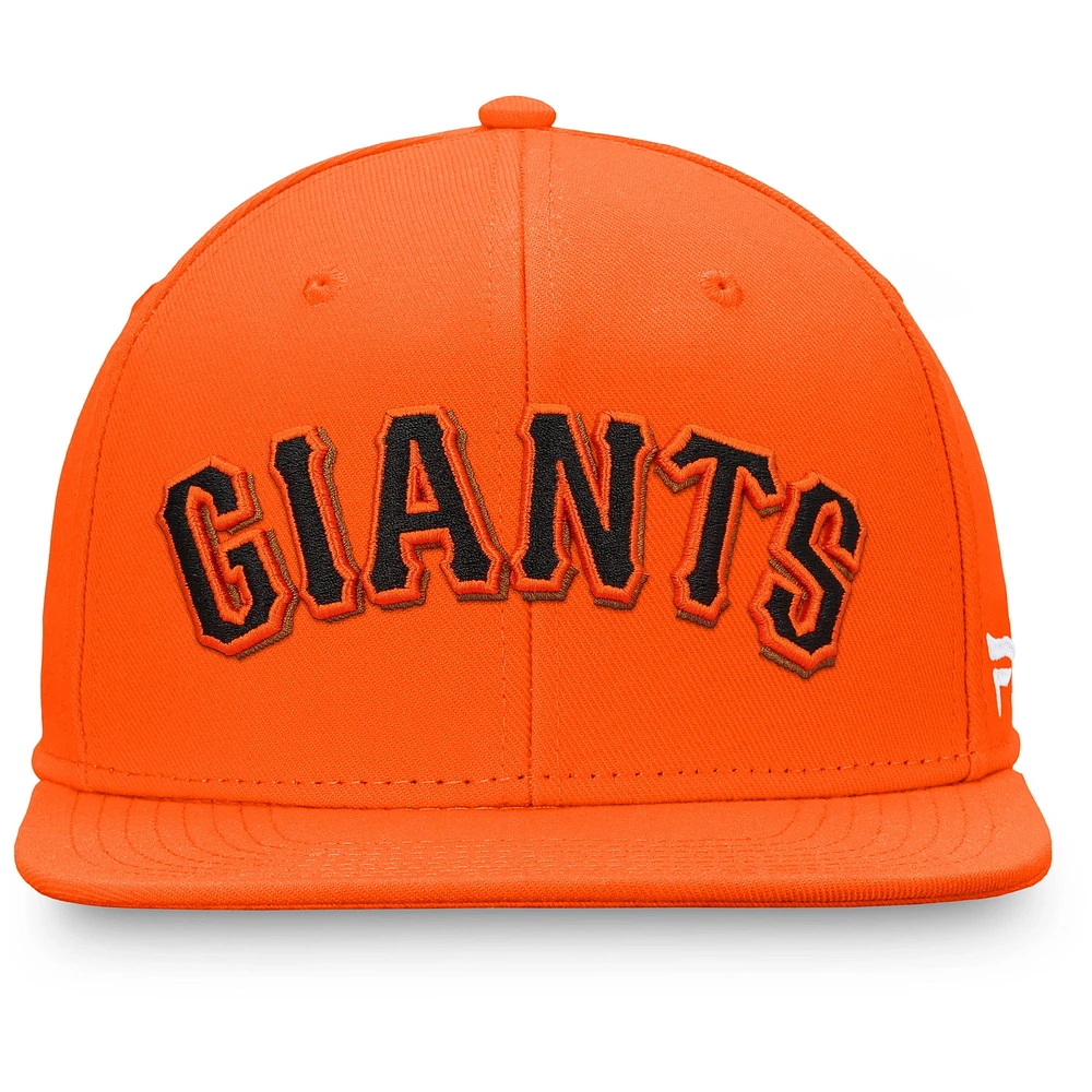 Men's Fanatics Orange San Francisco Giants Team Core Fitted Hat