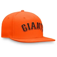 Men's Fanatics Orange San Francisco Giants Team Core Fitted Hat