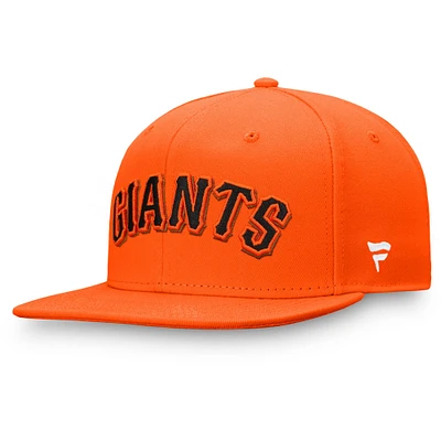 Men's Fanatics Orange San Francisco Giants Team Core Fitted Hat