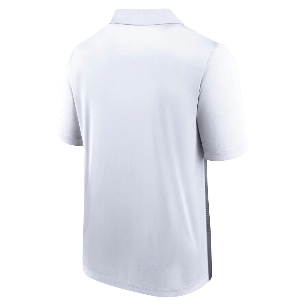 Men's Fanatics White San Francisco Giants Iconic Parameter Sublimated Polo