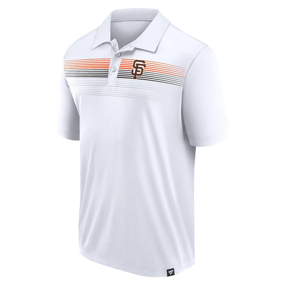 Men's Fanatics White San Francisco Giants Victory For Us Interlock Polo