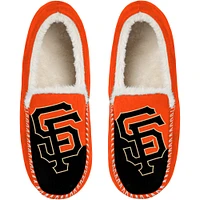 Chaussons mocassins à blocs de couleurs FOCO San Francisco Giants pour hommes