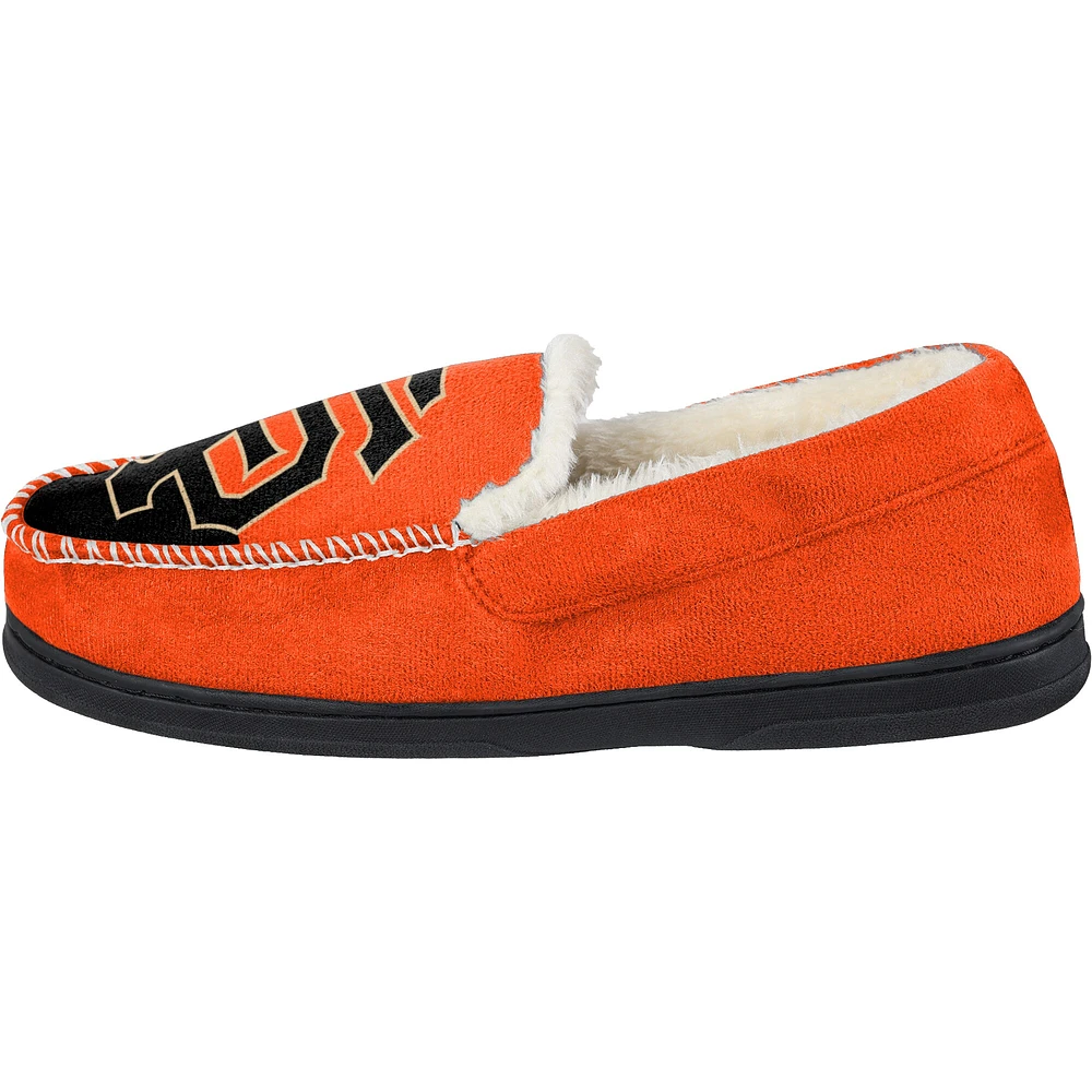 Chaussons mocassins à blocs de couleurs FOCO San Francisco Giants pour hommes