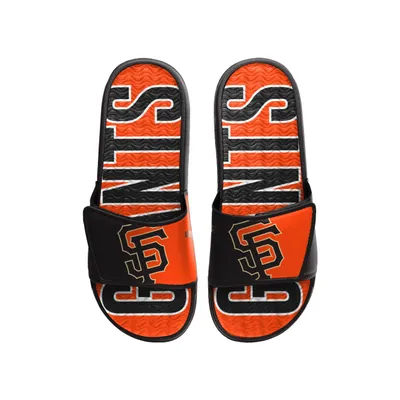 San Francisco Giants FOCO Logo Gel Slide Sandals