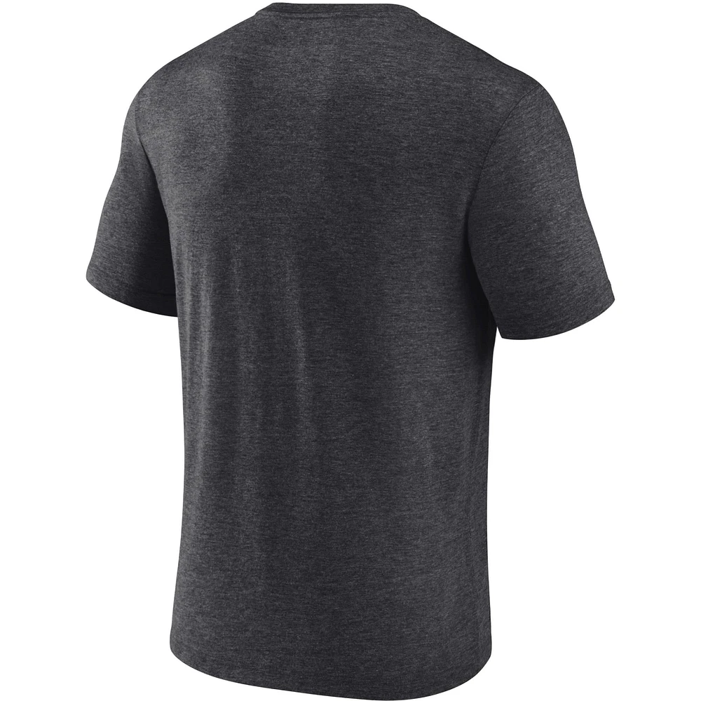 T-shirt tri-blend Badge of Honor des Giants de San Francisco pour homme, anthracite chiné