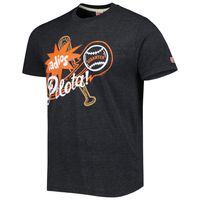 Men's Homage Charcoal San Francisco Giants Hyper Local Tri-Blend T-Shirt