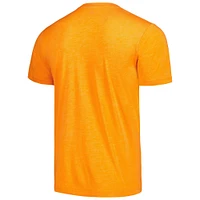 T-shirt à trois mélanges Hommage Orange pour hommes, Collection Doodle des Giants de San Francisco, Pacific Sock Exchange