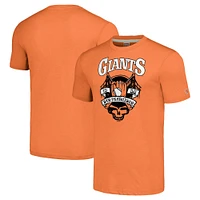 T-shirt Tri-Blend Hommage Orange San Francisco Giants Grateful Dead pour hommes