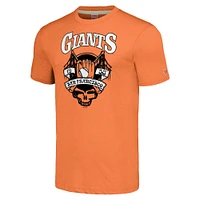 T-shirt Tri-Blend Hommage Orange San Francisco Giants Grateful Dead pour hommes