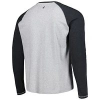 T-shirt à manches longues johnnie-o anthracite/gris chiné San Francisco Giants Alsen Raglan pour homme