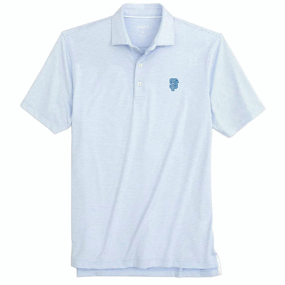 Polo Lyndon pour la fête des pères Giants de San Francisco bleu clair Johnnie-O hommes