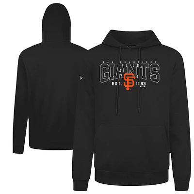 Sweat à capuche noir Levelwear pour homme, édition limitée, des Giants de San Francisco, Accolade Podium Textbook