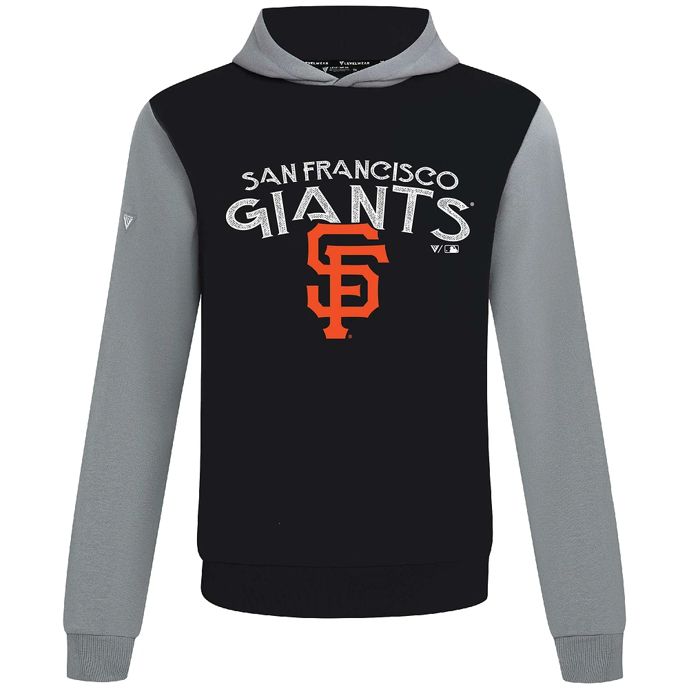 Sweat à capuche noir Levelwear pour homme des Giants de San Francisco Accolade Ultimate Mission