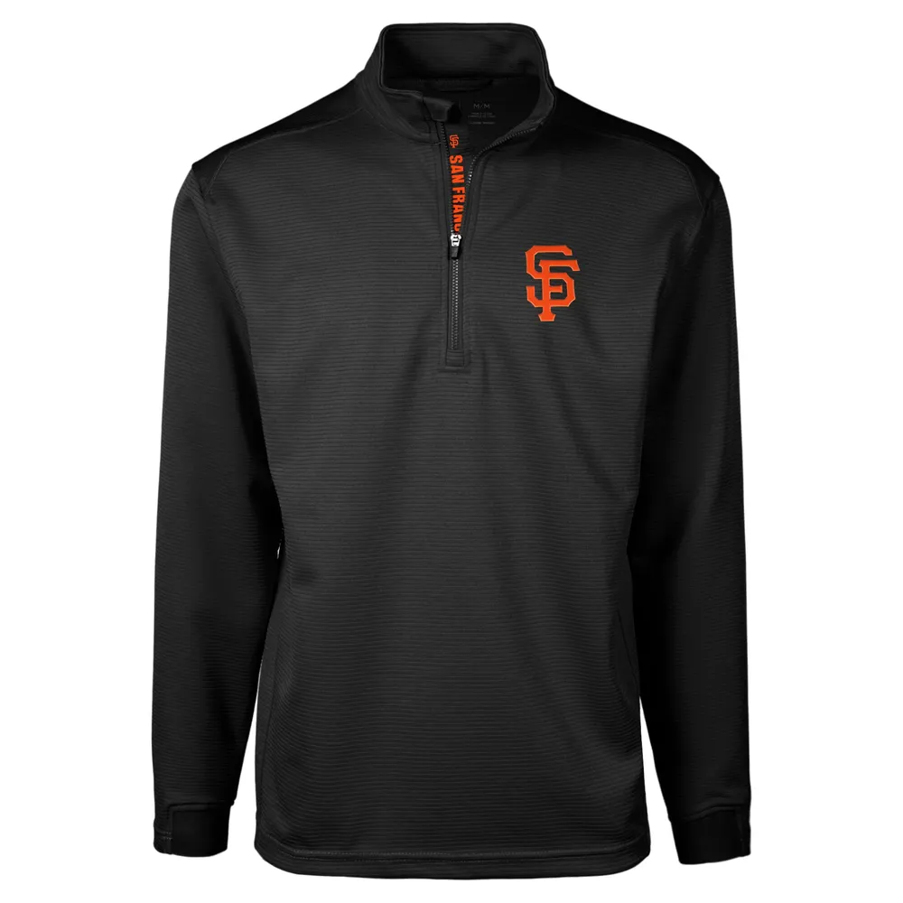 Nike Men's San Francisco Giants Authentic Collection Thermal Crew Sweatshirt - Charcoal/Black