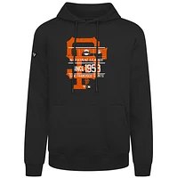 Sweat à capuche noir effet vieilli Podium Acumen pour homme Levelwear des Giants de San Francisco, collection Cooperstown