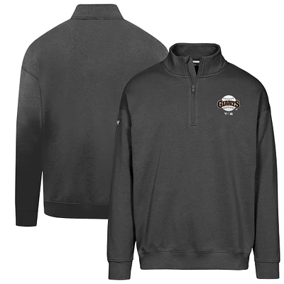 Sweat-shirt zippé Murray à quart de tour pour homme la collection Cooperstown des Giants San Francisco Levelwear, noir