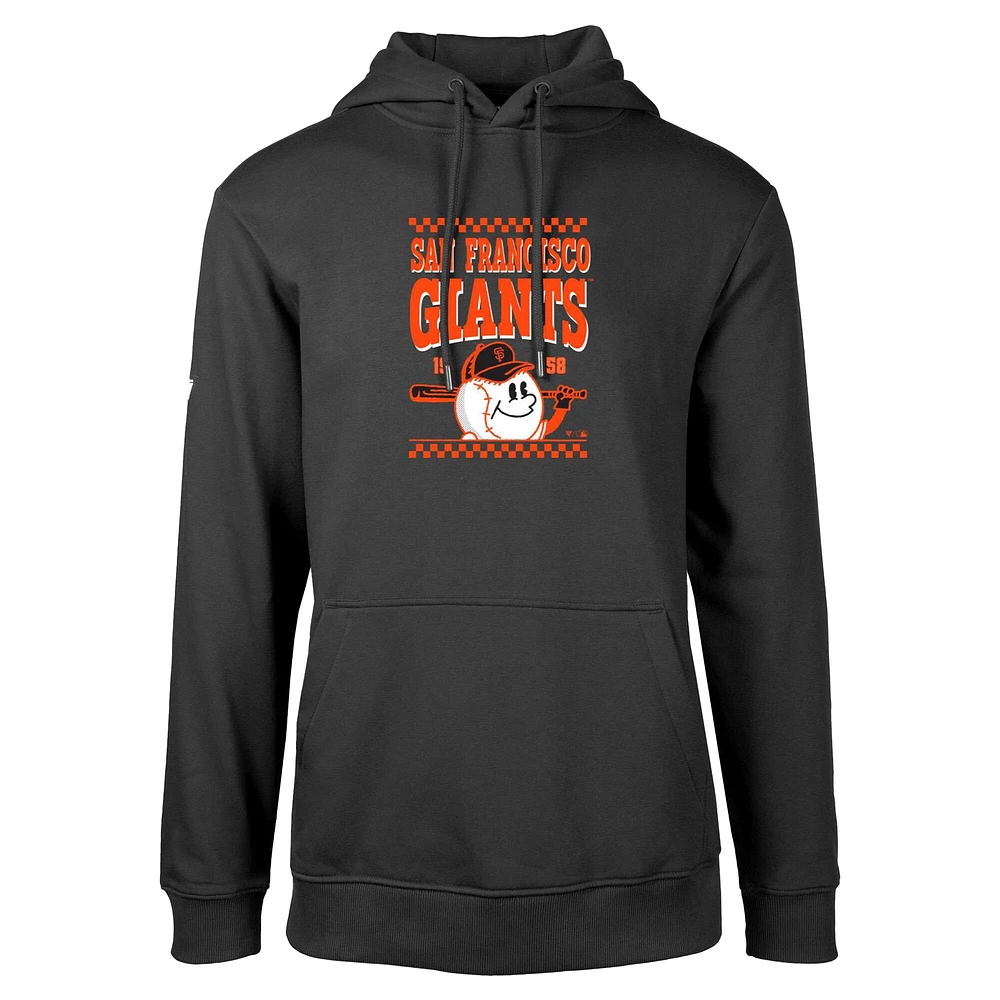 Sweat à capuche noir pour homme Levelwear San Francisco Giants Podium Inaugural