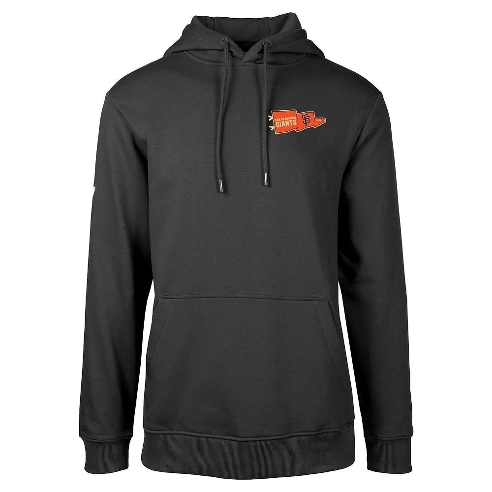 Sweat à capuche noir San Francisco Giants Podium Rafters pour homme Levelwear
