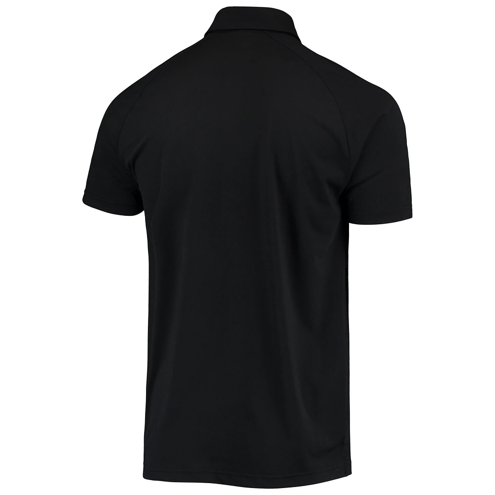 Polo à manches raglan Levelwear Giants de San Francisco pour homme, noir