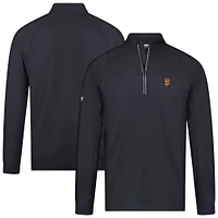 Pull zippé à quart de tour Theory Insignia 2.0 pour homme Levelwear, noir, des San Francisco Giants