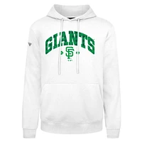 Sweat à capuche carreaux Podium de la Saint-Patrick pour homme, blanc, Levelwear, des San Francisco Giants