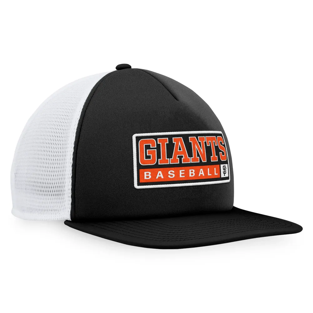 Casquette Snapback en mousse Majestic San Francisco Giants pour homme, noir/blanc