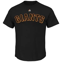 Men's Majestic Madison Bumgarner Black San Francisco Giants Big & Tall Official Player T-Shirt