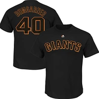 Men's Majestic Madison Bumgarner Black San Francisco Giants Big & Tall Official Player T-Shirt