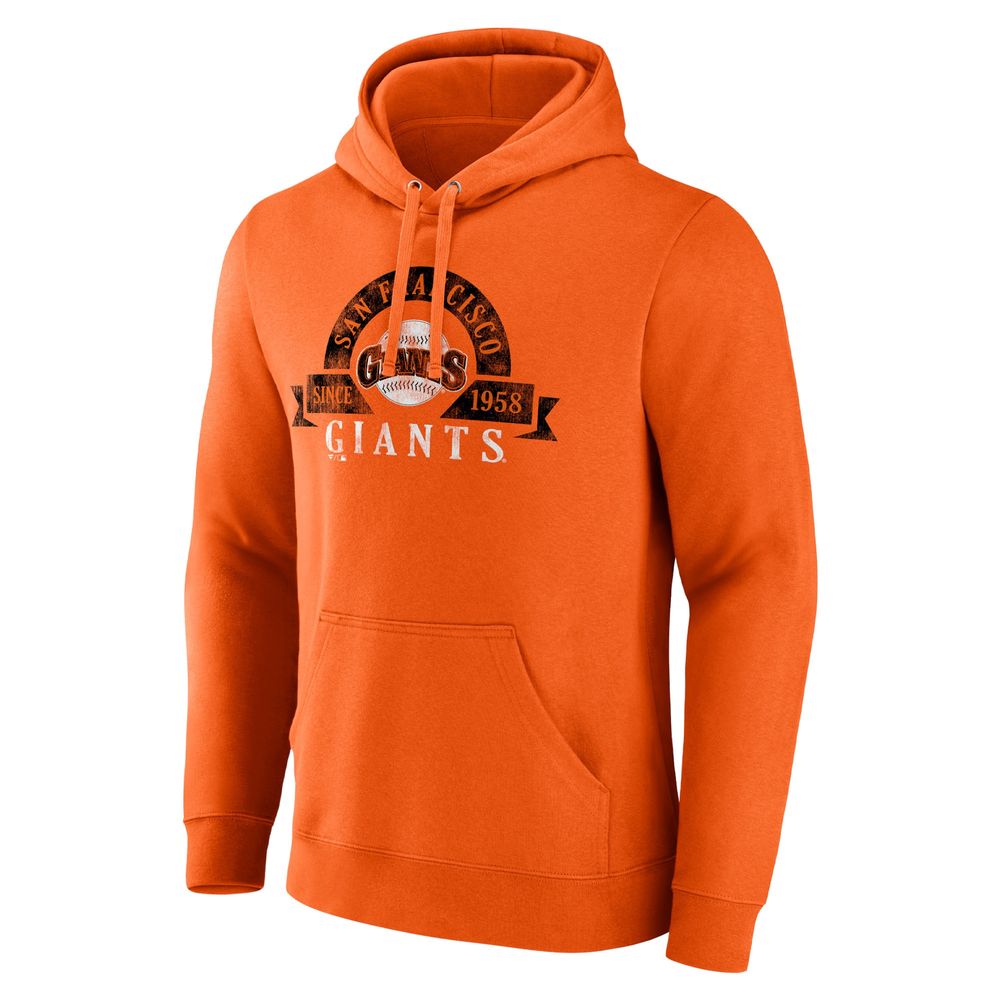 Men's Majestic Orange San Francisco Giants Utility Pullover Hoodie