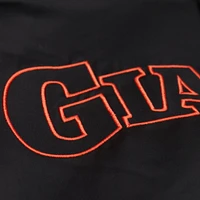 Veste Mitchell & Ness noire/orange à boutons-pression pour homme, collection Cooperstown, des Giants de San Francisco