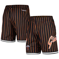 Mitchell & Ness pour homme noir Giants de San Francisco Cooperstown Collection City Short en maille