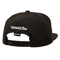 Men's Mitchell & Ness Black San Francisco Giants Just Don x MLB Lux Script Snapback Hat