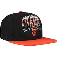 Men's Mitchell & Ness Black San Francisco Giants Rise Up Snapback Hat