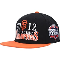 Casquette Snapback Champs de la Série mondiale des Giants de San Francisco pour homme Mitchell & Ness noire