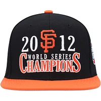 Casquette Snapback Champs de la Série mondiale des Giants de San Francisco pour homme Mitchell & Ness noire