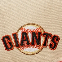 Casquette Snapback Speed ​​Zone crème pour hommes des San Francisco Giants Cooperstown Collection de Mitchell & Ness