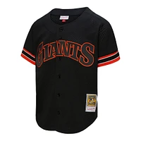 Maillot d'entraînement au bâton authentique Mitchell & Ness Matt Williams pour homme, noir, San Francisco Giants 1993