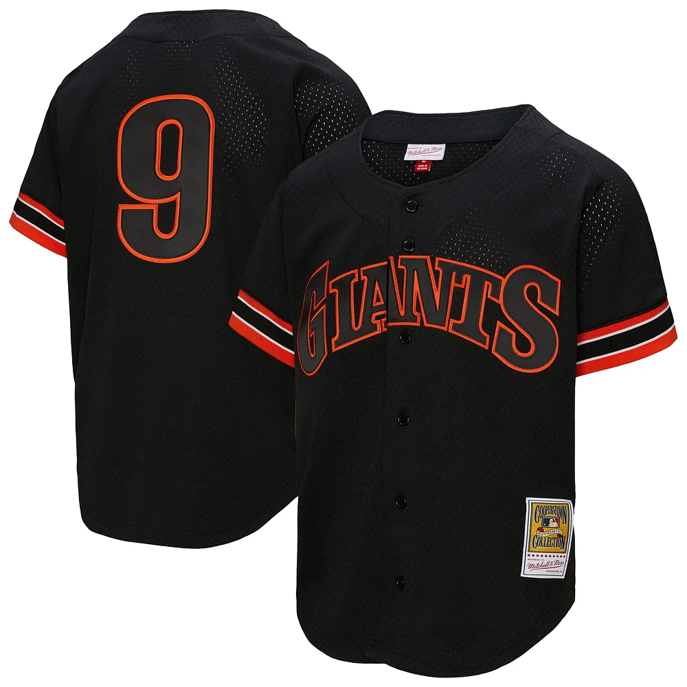 Maillot d'entraînement au bâton authentique Mitchell & Ness Matt Williams pour homme, noir, San Francisco Giants 1993