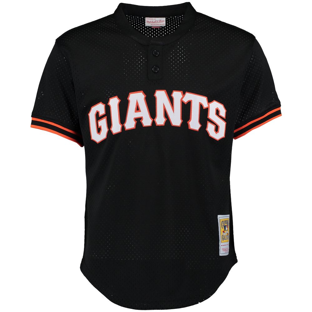 Buy the Matt Williams San Francisco Giants Mitchell & Ness Cooperstown Mesh Batting  Practice Jersey - Black Sz. L