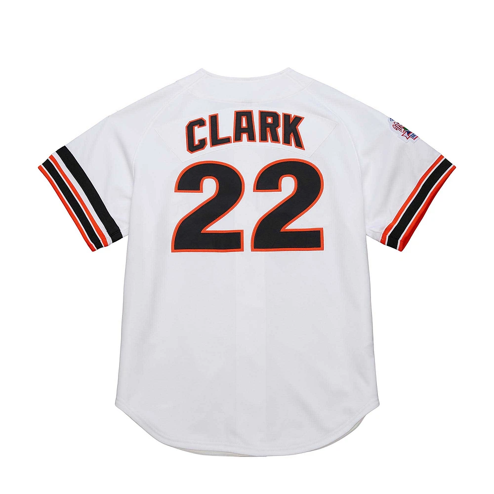 Men's Mitchell & Ness Will Clark White San Francisco Giants Cooperstown Collection 1989 Authentic Jersey