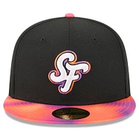 Men's New Era  Black/Orange San Francisco Giants 2025 City Connect 59FIFTY Fitted Hat