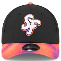 Casquette ajustable City Connect 9FORTY M-Crown 2025 des Giants de San Francisco pour homme, New Era, noir/orange