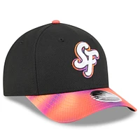 Casquette ajustable City Connect 9FORTY M-Crown 2025 des Giants de San Francisco pour homme, New Era, noir/orange