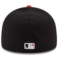 Men's New Era Black/Orange San Francisco Giants Authentic Collection On-Field 59FIFTY Fitted Hat