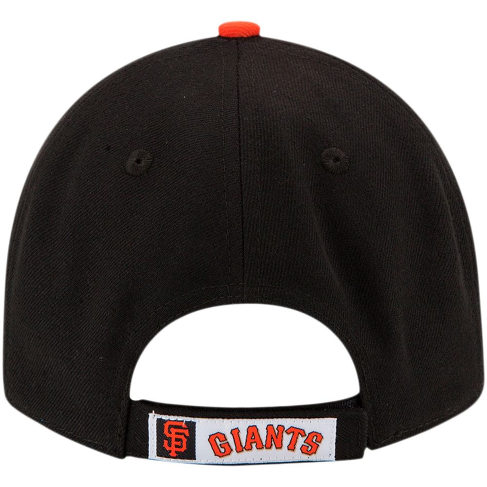 Men's New Era Black/Orange San Francisco Giants League 9FORTY Adjustable Hat