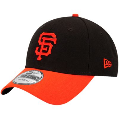 Men's New Era Black/Orange San Francisco Giants League 9FORTY Adjustable Hat