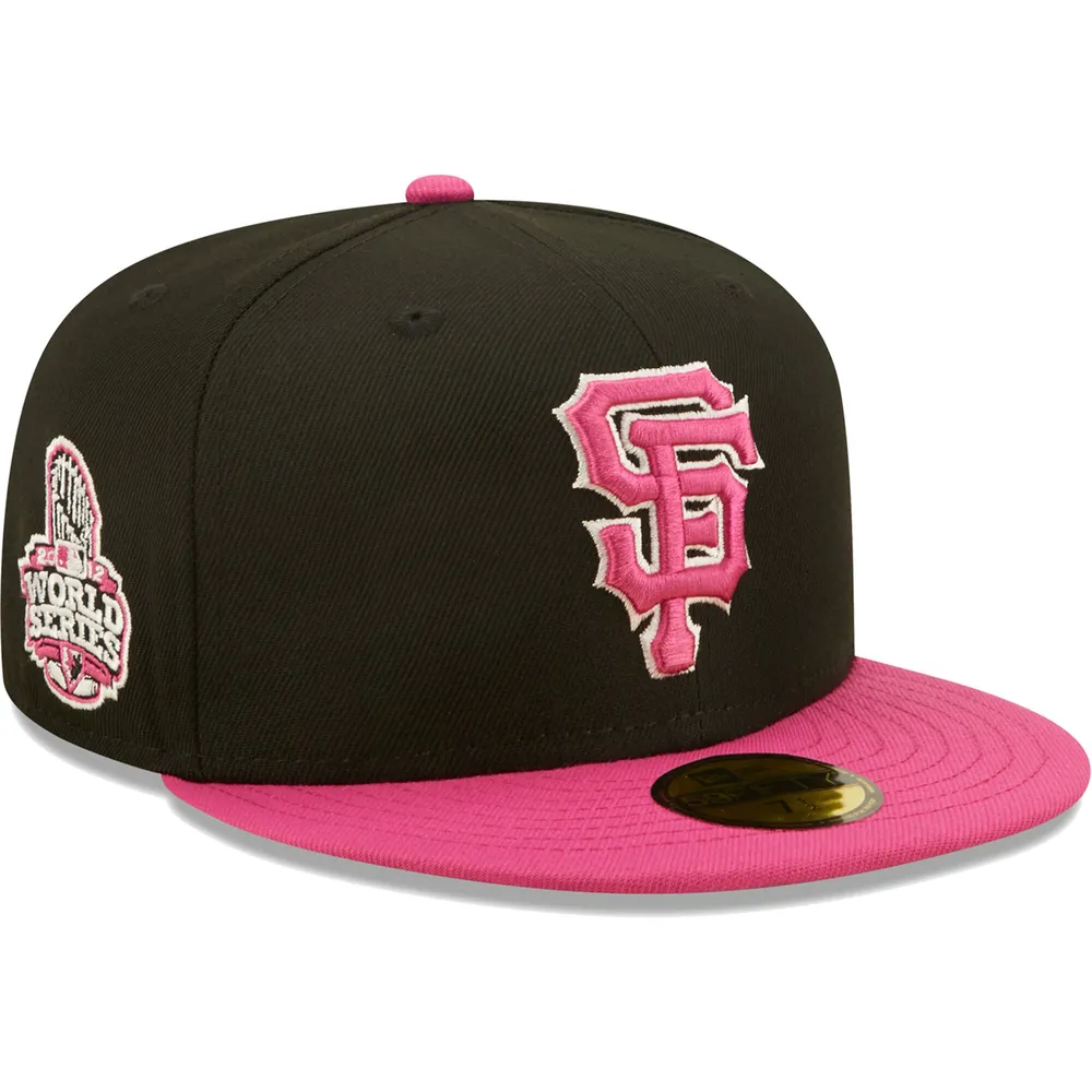New Era Officially Licensed Fanatics MLB Men's Giants Black & White Fitted Hat