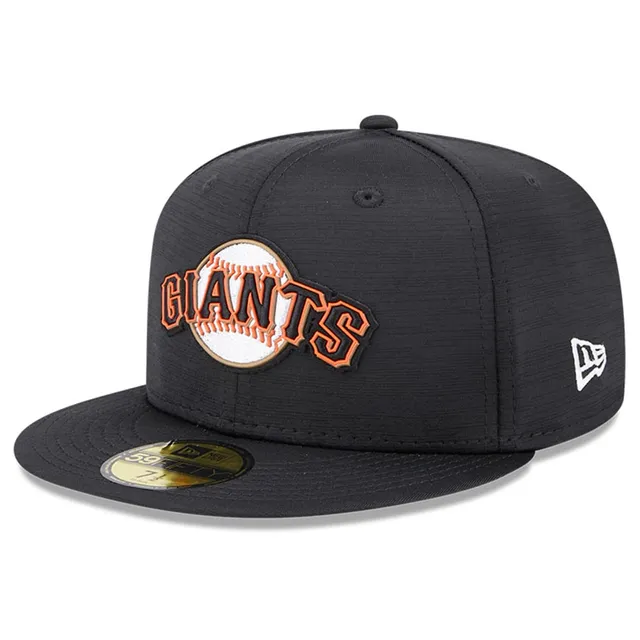 New Era Men's San Francisco Giants Batting Practice Black 59Fifty Fitted Hat