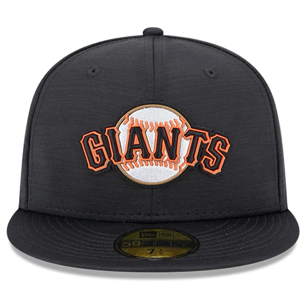 Casquette ajustée 59FIFTY Clubhouse des Giants de San Francisco 2023 New Era noire pour homme